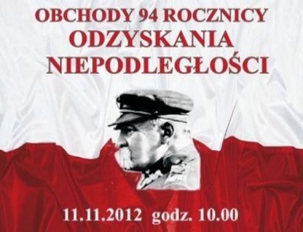 94. rocznica Odzyskania Niepodległości przez Polskę - zaproszenie do Piaseczna