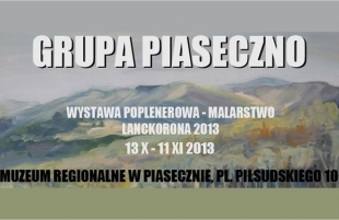 Lanckorona 2013 - poplenerowa wystawa malarstwa Grupy Piaseczno