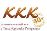 Specjalne spotkanie KLUBU KLASY KOBIET 40+ z Agnieszką Perepeczko