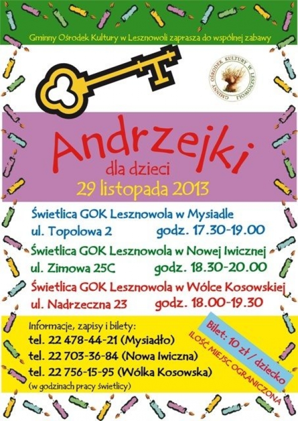 Andrzejki w GOK Lesznowola