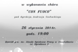 Koncert Chóru CON-FUOCO w Józefosławiu