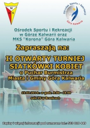 II Turniej Siatkówki Kobiet w Górze Kalwarii