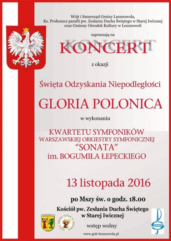 Gloria Polonica - koncert w Starej Iwicznej