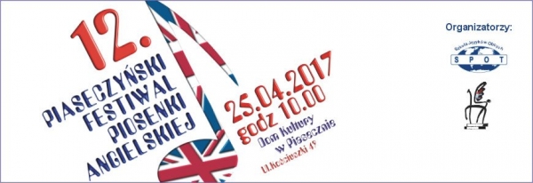 12. Piaseczyński Festiwal Piosenki Angielskiej Zdarzenia