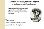 Koncert Pieśni Fryderyka Chopina w Woli Prażmowskiej