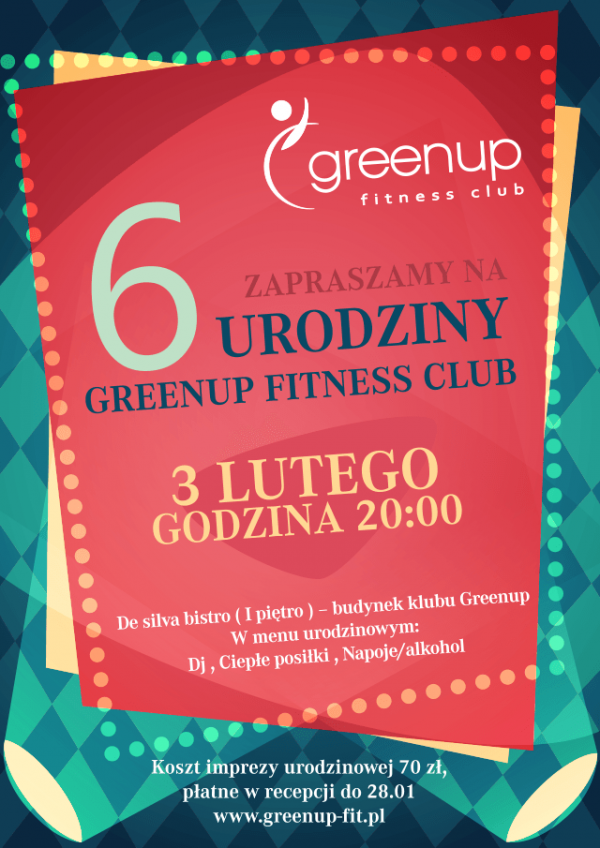 6 urodziny GreenUp Fitness Club
