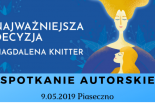 Magdalena Knitter - spotkanie autorskie w Piasecznie
