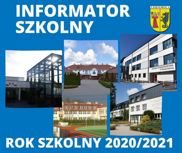 Rok szkolny 2020/2021 - informacje organizacyjne!