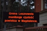 System monitoringu jakości powietrza w gminie Lesznowola