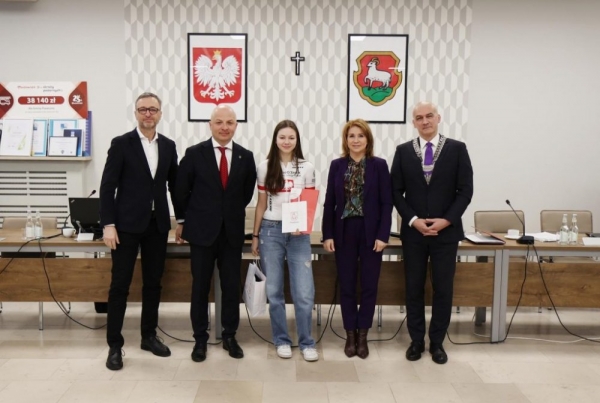 Mistrzyni Polski w Kolarstwie Przełajowym uhonorowana podczas sesji Rady Miejskiej