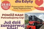 Charytatywny przejazd koleją wąskotorową dla Edyty Banasiewicz
