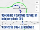 7 kwietnia: spotkanie w sprawie łącznicy kolejowej CPK w Czachówku