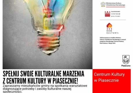NCK Dom Kultury+ Edycja 2024 - Centrum Kultury w Piasecznie